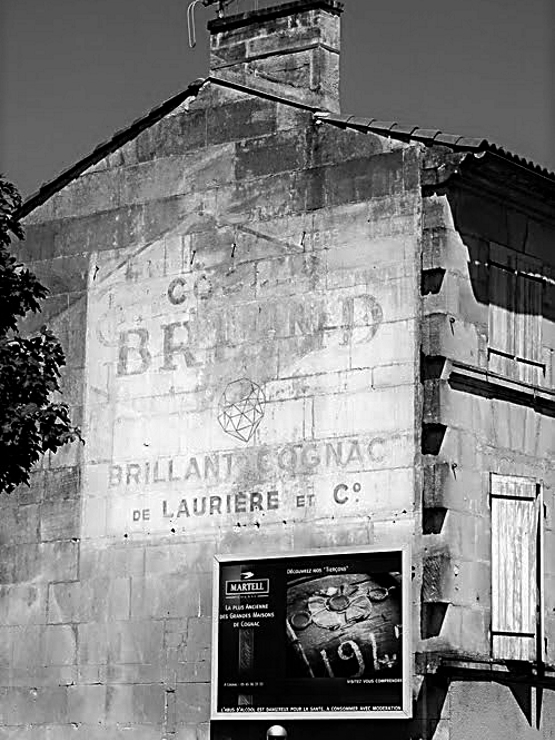 Painted sign George Briand Cognac